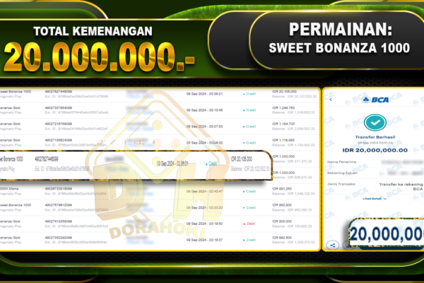 Sweet Bonanza Rp 20.000.000