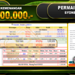 TOGEL SYDNEY Rp.11.000.000