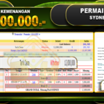 TOGEL SYDNEY Rp . 12.000.000