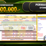 TOGEL SYDNEY Rp 25.500.000