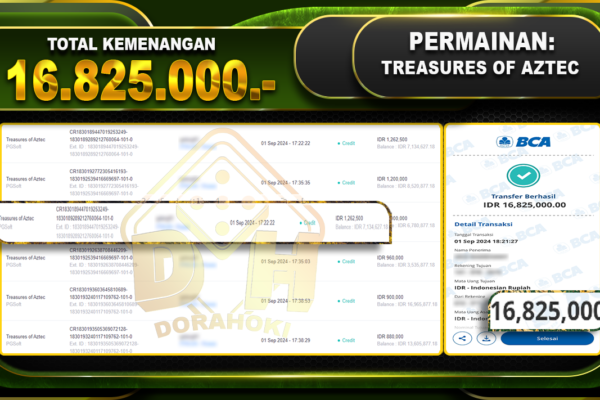 Treasures of Aztec Rp 16.825.000