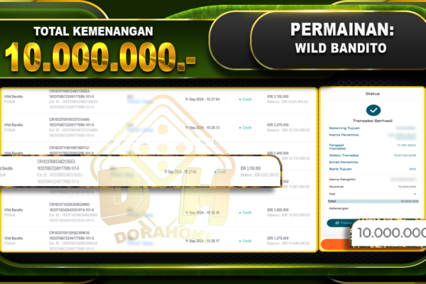 Wild Bandito Rp 10.000.000