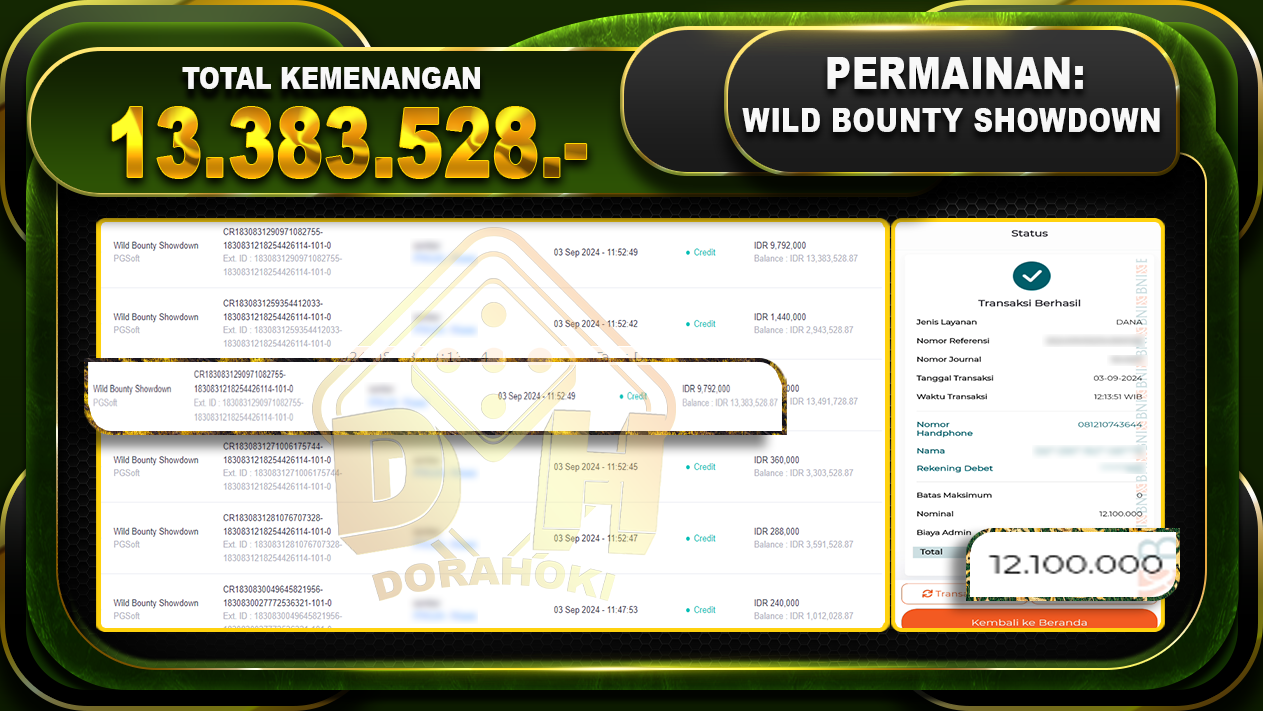 Wild Bounty Showdown Rp13.383.528