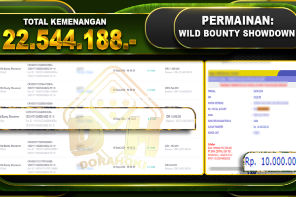 Wild Bounty Showdown Rp 22.544.188