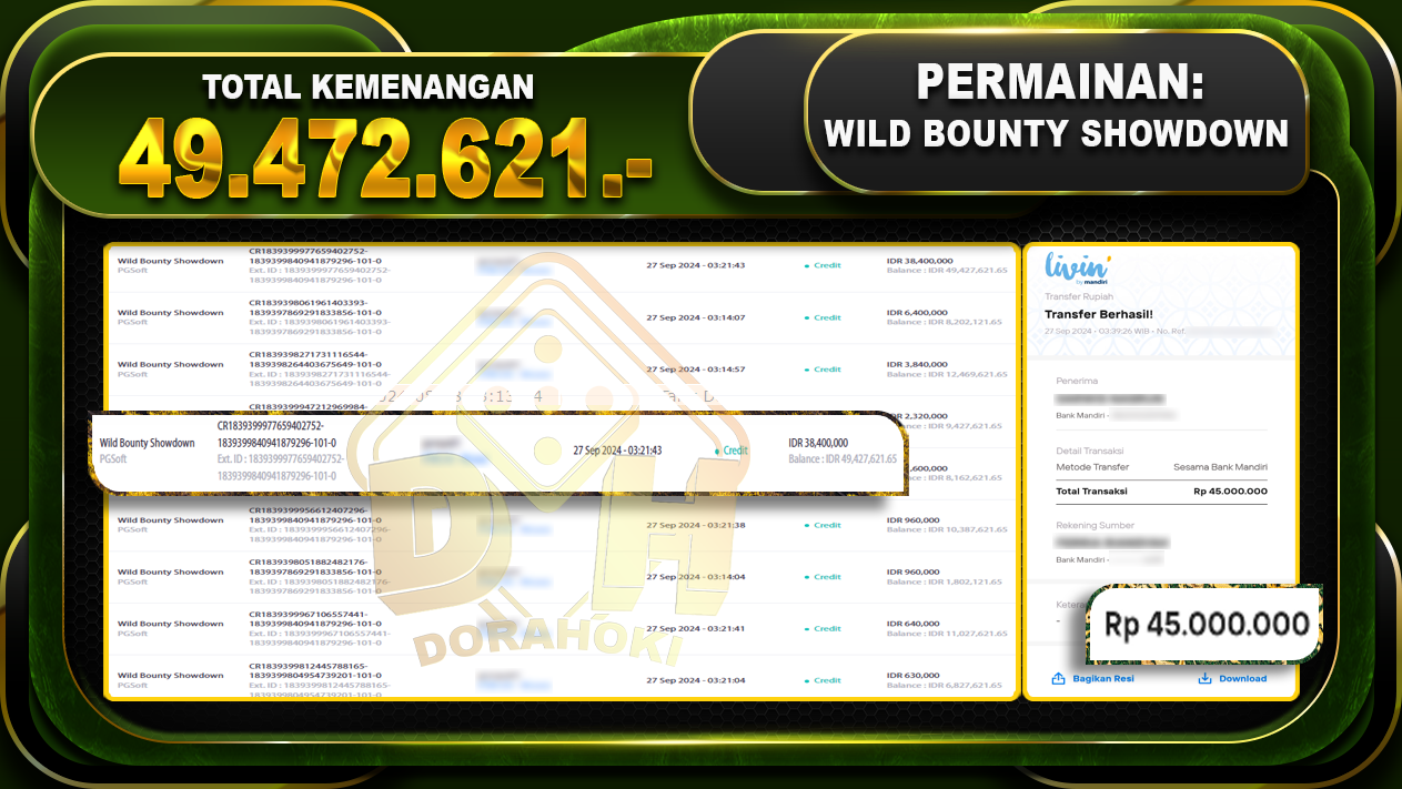 Wild Bounty Showdown Rp.49.427.621