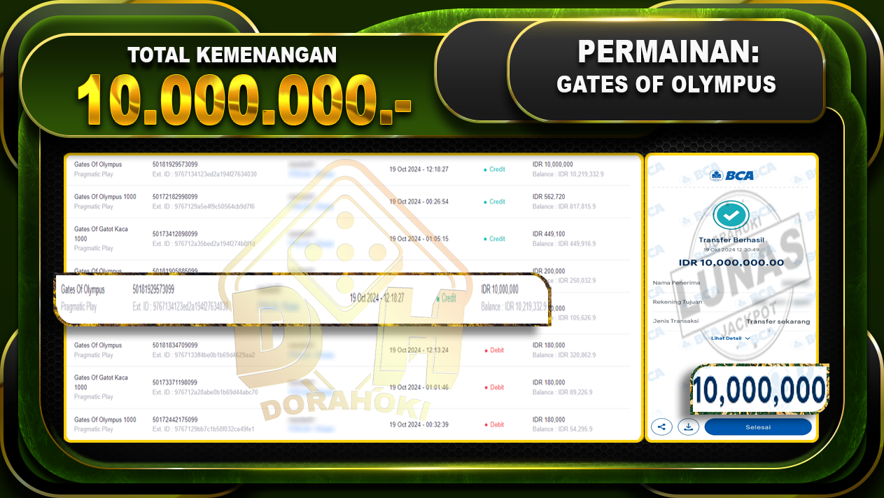 Gates Of Olympus Rp.10.000.000