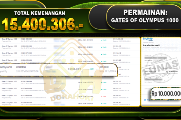 Gates Of Olympus 1000 Rp.15.400.306