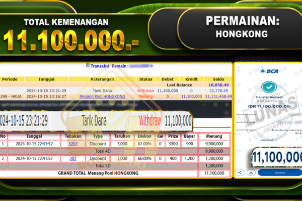TOGEL HONGKONG – DORAHOKI 15 OKT 2024 TOGEL HONGKONG Rp,11.100.000