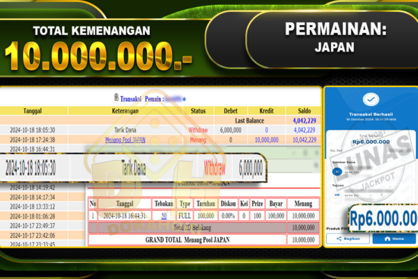 TOGEL JAPAN Rp.10.000.000