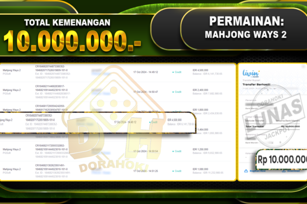 Mahjong Ways 2 Rp.10.000.000_