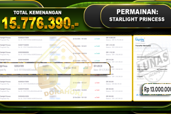 Starlight Princess Rp.15.776.390