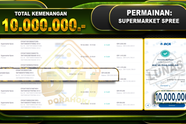 Supermarket Spree Rp.10.000.000