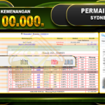 TOGEL SYDNEY Rp.22.100.000