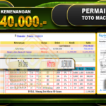 TOGEL Toto Macau 5D Rp 11.040.000