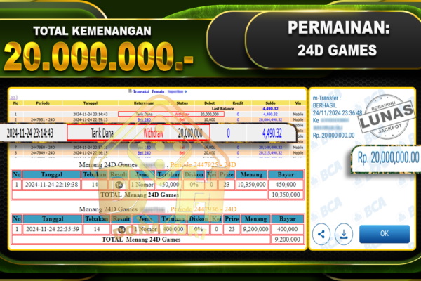 24D GAMES Rp.20.000.000.-