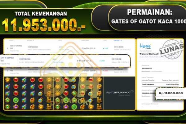 GATES OF GATOT KACA 1000 Rp.11.953.000