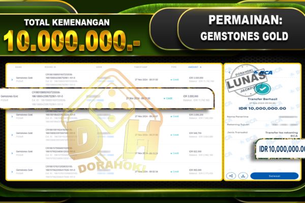 GEMSTONES GOLD Rp.10.000.000