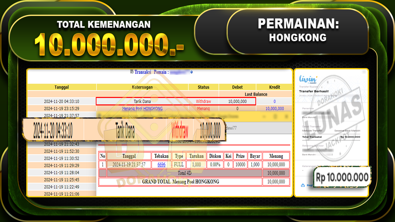 HONGKONG 10.000.000