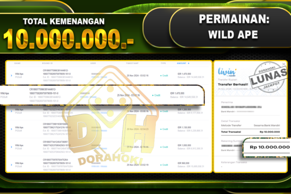 WILD APE Rp.10.000.000.-