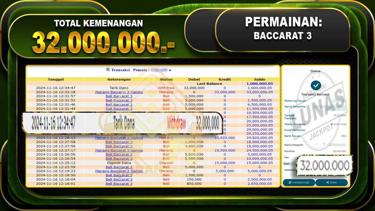 Livegames BACCARAT 3