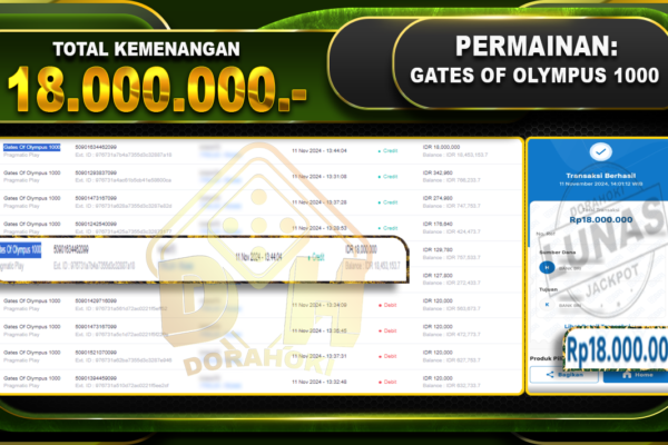 Gates Of Olympus Rp.18.000.000