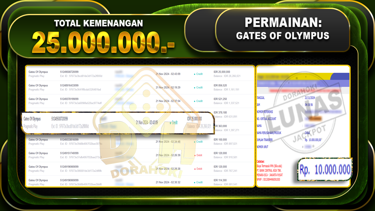 gates of olympus 25.000.000