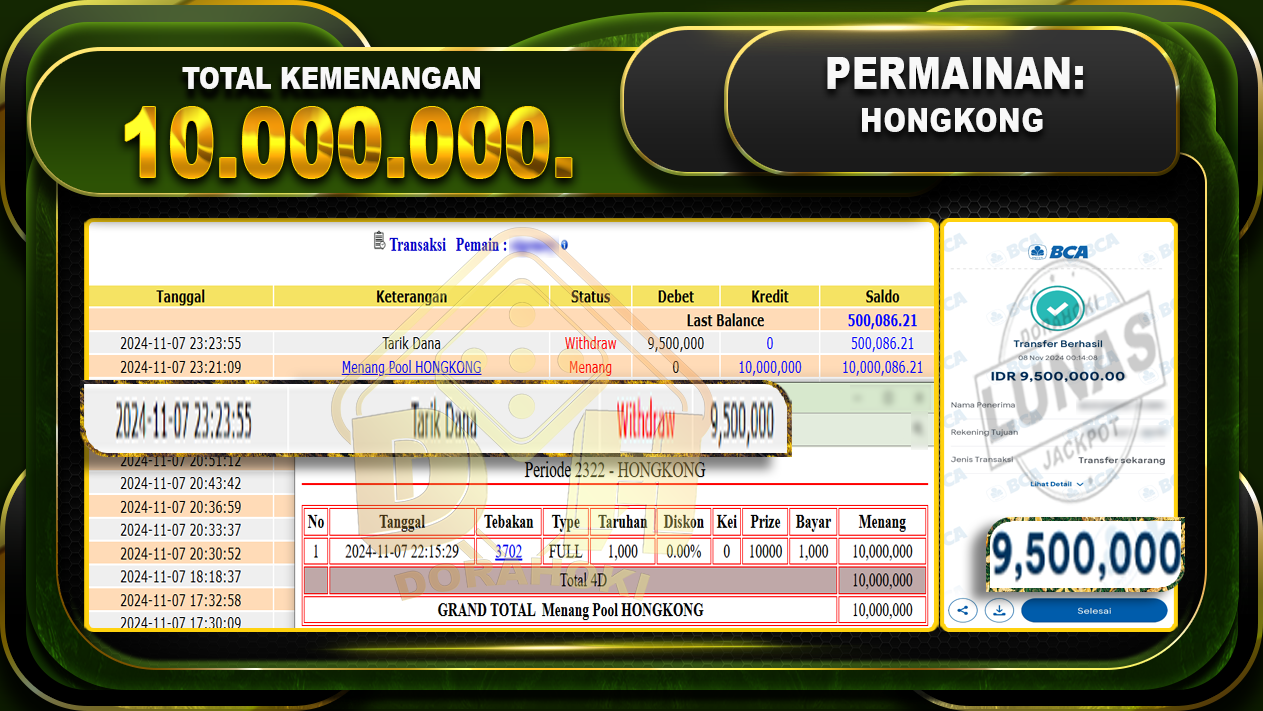 TOGEL HONGKONG Rp.10.000.000