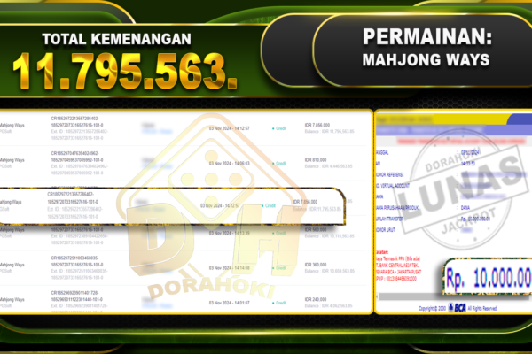 Mahjong Ways Rp.11.795.563