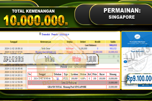 TOGEL SINGAPORE Rp.10.000.000