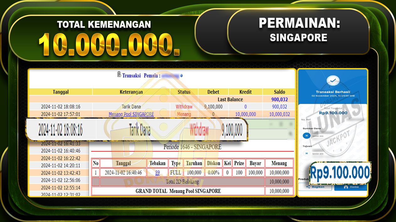 TOGEL SINGAPORE Rp.10.000.000