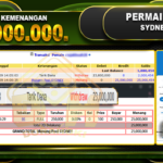 TOGEL SYDNEY Rp.25.000.000