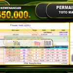 TOGEL TOTOMACAU Rp.19.450.000