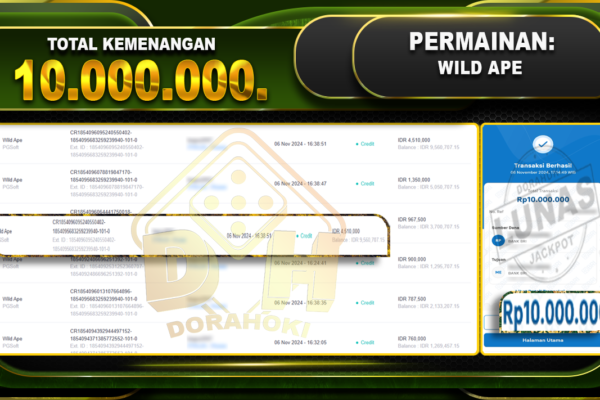 Wild Ape Rp.10.000.000