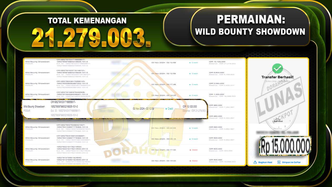 Wild Bounty Showdown Rp.21.279.003