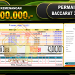 BACCARAT 3 GAMES RP 42.000.000