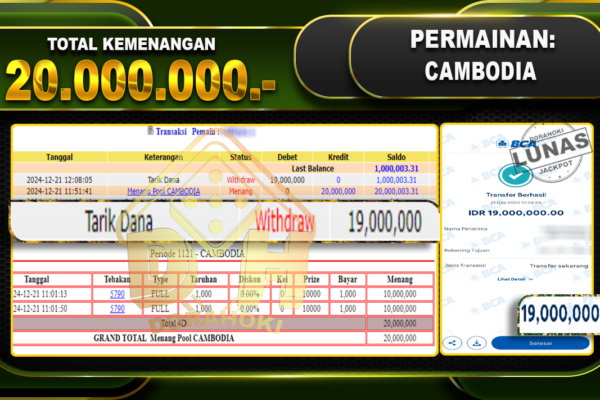 CAMBODIA RP 20.000.000