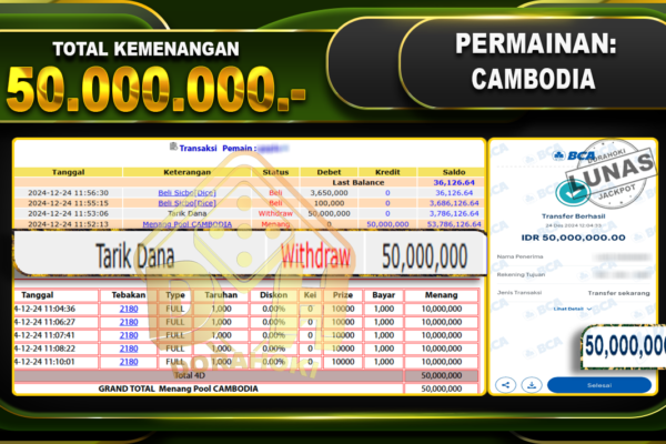 CAMBODIA RP 50.000.000