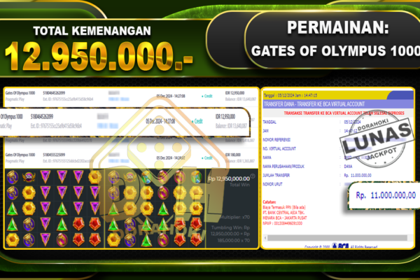 GATES OF OLYMPUS 1000 Rp.12.950.000