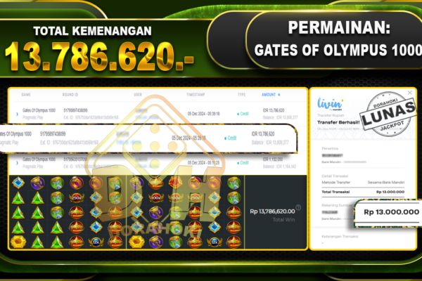 GATES OF OLYMPUS 1000 Rp.13.786.620