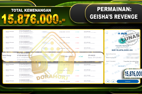 GEISHA'S REVENGE RP 15.876.000