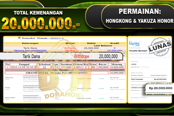 YAKUZA HONOR & HONGKONG Rp.20.000.000