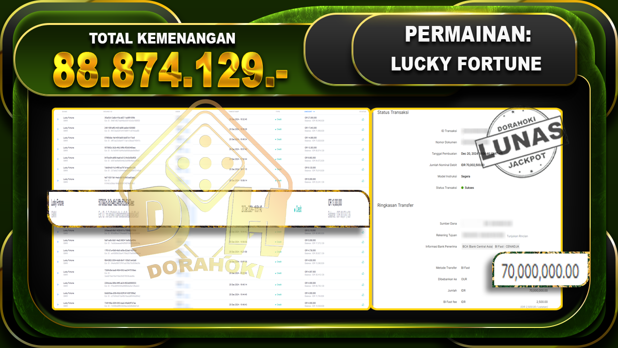 LUCKY FORTUNE RP 88.874.129