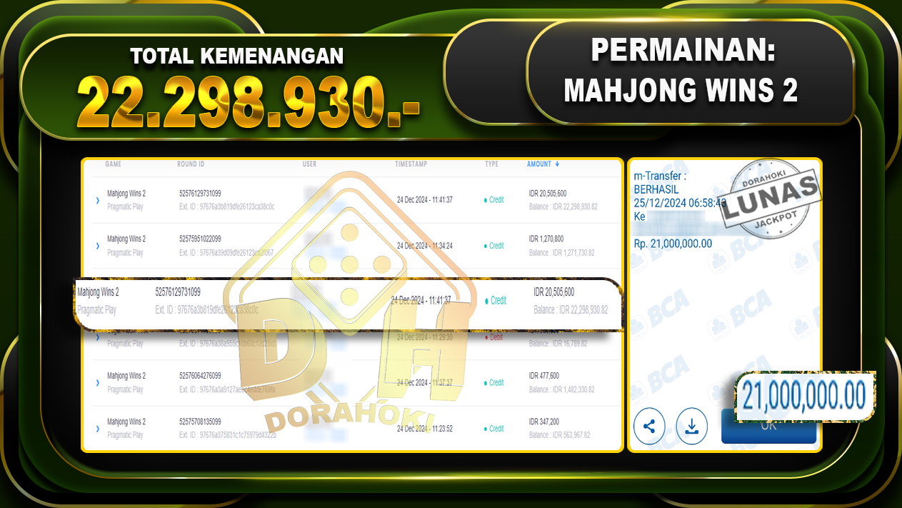 MAHJONG WINS 2 RP 22.298.930