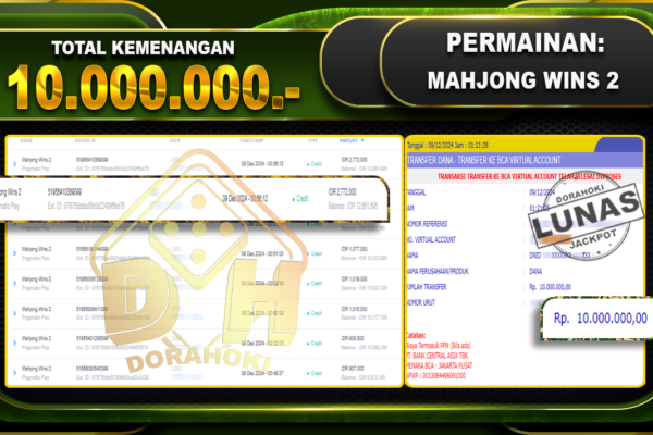 MAHJONG WINS 2 Rp.10.000.000