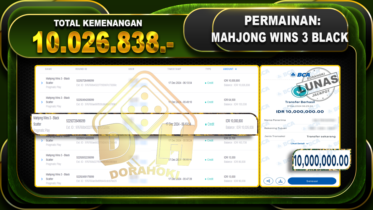 MAHJONG WINS 3 RP 10.026.898