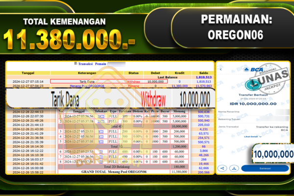 OREGON 06 RP 11.380.000