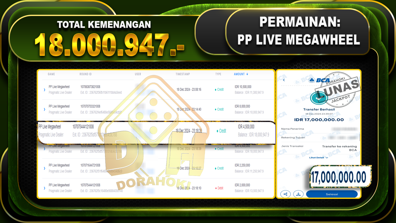 PP LIVE MEGAWHEEL RP 18.000.947