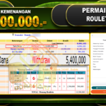 BUKTI JP ROULETTE RP 10.500.000