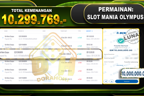 SLOT MANIA OLYMPUS RP 10.299.769