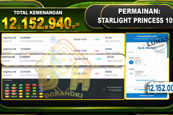 STARLIGHT PRINCESS 1000 RP 12.152.940